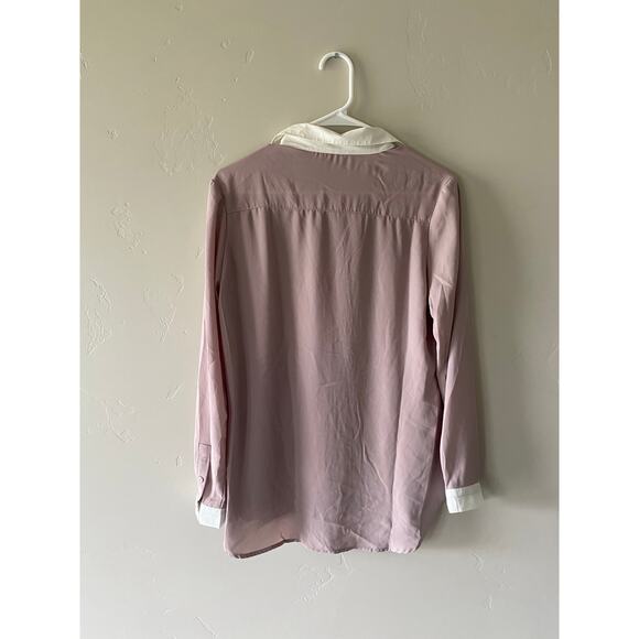 Sweet Salt Medium Business Casual Button Down Flowy Blouse - Picture 2 of 3